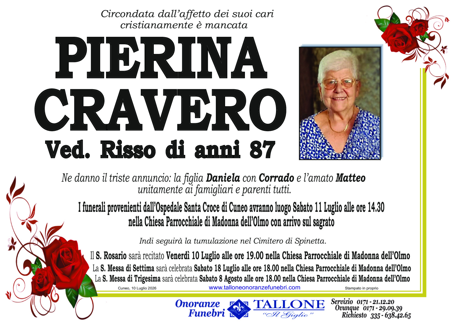 Pierina Cravero<small class='fs-20'><br/>Ved. Risso</small>